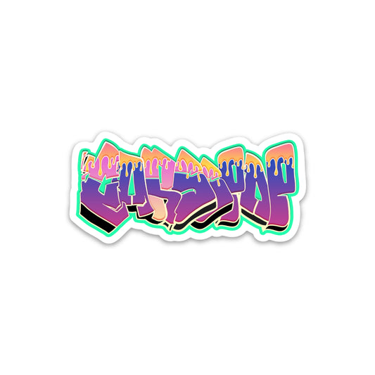 CarSs Pop Graffiti Logo Sticker